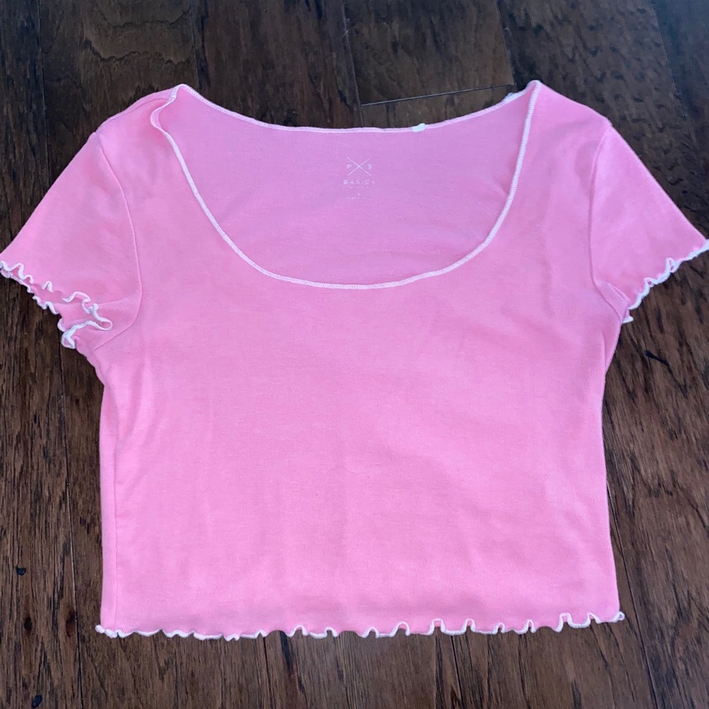 Pink PS Basics Crop Top Smal